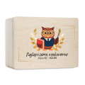 Personalizowane pudełko na Dzień Nauczyciela z nadrukiem UV 30x20x13,5 cm