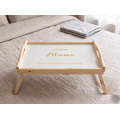 Personalizowana tacka śniadaniowa do łóżka z nadrukiem UV 51x32x24 cm