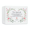 Personalizowane pudełko na Dzień Nauczyciela z nadrukiem UV 30x20x13,5 cm - białe