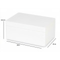 Personalizowane pudełko na Dzień Nauczyciela z nadrukiem UV 30x20x13,5 cm - białe