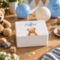Personalizowana skrzynka dla dziecka na urodziny 30x20x13,5 cm