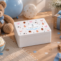 Personalizowana skrzynka dla dziecka na urodziny 30x20x13,5 cm