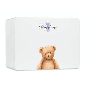 Personalizowana skrzynka dla dziecka na urodziny 40x30x23 cm
