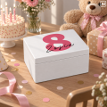 Personalizowana skrzynka dla dziecka na urodziny 40x30x23 cm