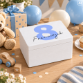 Personalizowana skrzynka dla dziecka na urodziny 40x30x23 cm