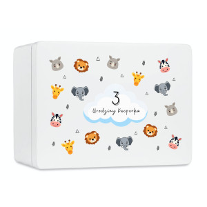 Personalizowana skrzynka dla dziecka na urodziny 40x30x23 cm
