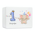 Personalizowana skrzynka dla dziecka na urodziny 40x30x13,5 cm