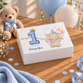 Personalizowana skrzynka dla dziecka na urodziny 40x30x13,5 cm