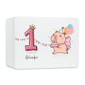 Personalizowana skrzynka dla dziecka na urodziny 40x30x13,5 cm