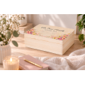 Personalizowane pudełko na Dzień Nauczyciela z nadrukiem UV 40x30x13,5 cm - naturalne