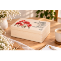 Personalizowane pudełko na Dzień Nauczyciela z nadrukiem UV 40x30x13,5 cm - naturalne