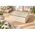 Personalizowane pudełko na Dzień Nauczyciela z nadrukiem UV 40x30x13,5 cm - naturalne