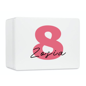 Personalizowana skrzynka dla dziecka na urodziny 20x15x10 cm