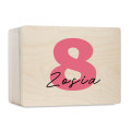 Personalizowana skrzynka dla dziecka na urodziny 30x20x13,5 cm