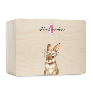 Personalizowana skrzynka dla dziecka na urodziny 40x30x23 cm