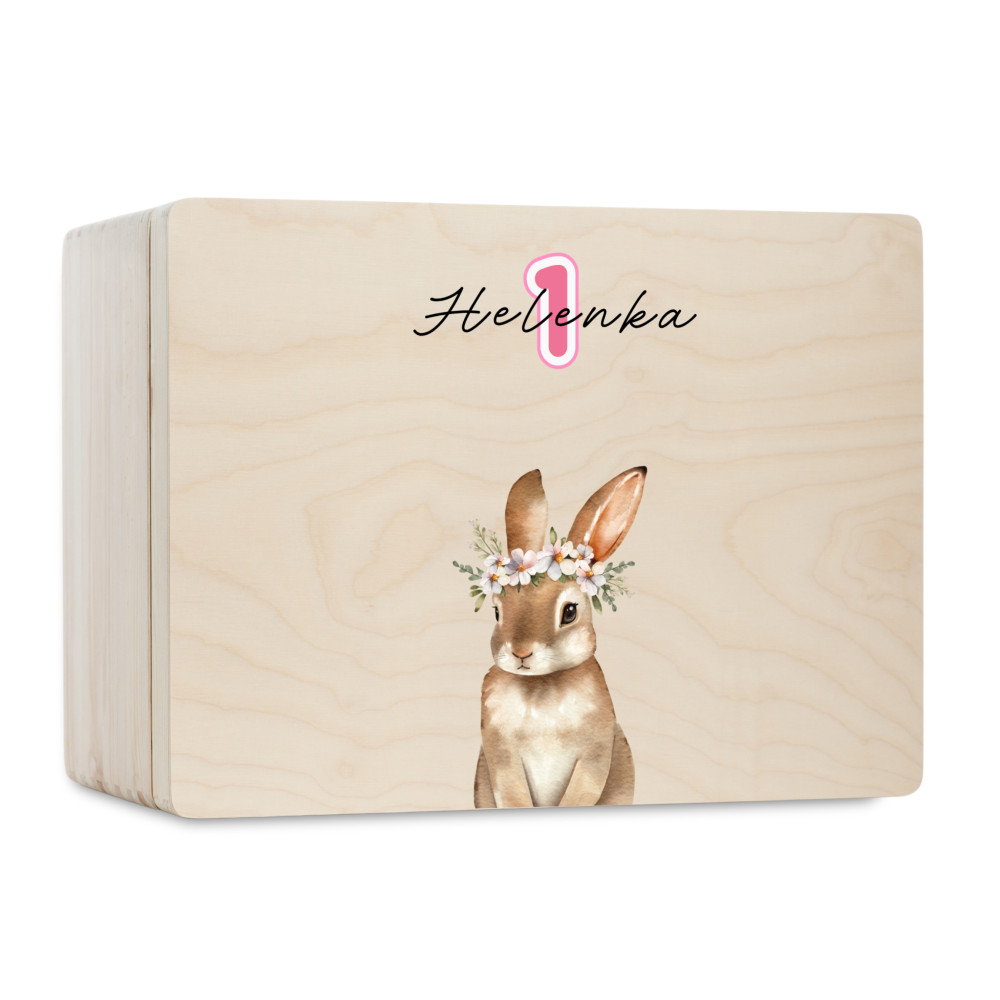 Personalizowana skrzynka dla dziecka na urodziny 40x30x23 cm