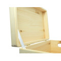 Trio z wybraniami drewniane 39x30x74 cm Natural wood