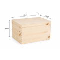 Personalizowana skrzynka dla dziecka na urodziny 40x30x23 cm