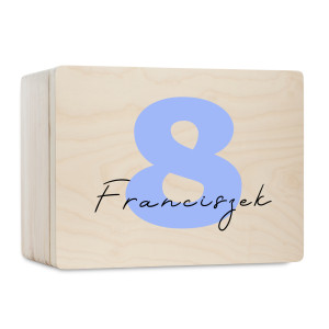 Personalizowana skrzynka dla dziecka na urodziny 40x30x13,5 cm