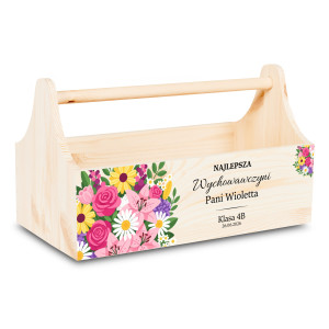 Personalizowana skrzynka na Dzień Nauczyciela z nadrukiem UV