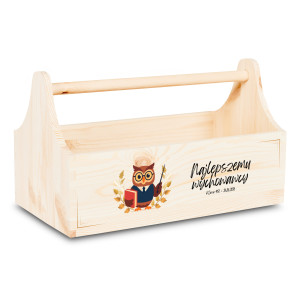 Personalizowana skrzynka na Dzień Nauczyciela z nadrukiem UV