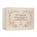 Personalizowane pudełko na Dzień Nauczyciela z nadrukiem UV 40x30x23 cm - naturalny