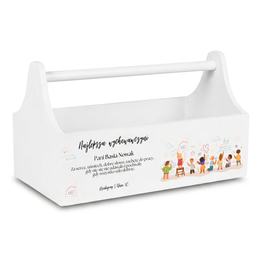 Personalizowana skrzynka na Dzień Nauczyciela z nadrukiem UV