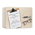 Personalizowane pudełko na Dzień Nauczyciela z nadrukiem UV 40x30x23 cm - naturalny