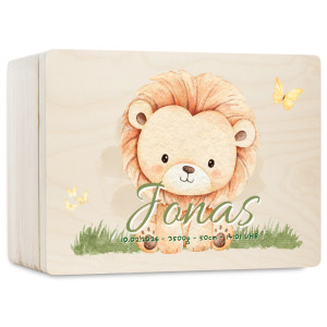 Personalizowane pudełko wspomnień dla dziecka 30x20x13,5 cm bez uchwytów– nadruk UV