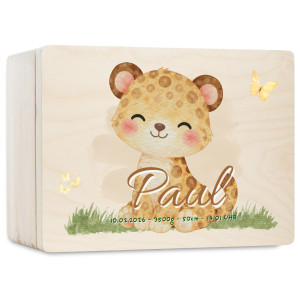 Personalizowane pudełko wspomnień dla dziecka 30x20x13,5 cm bez uchwytów– nadruk UV
