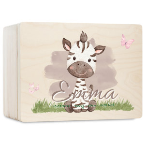 Personalizowane pudełko wspomnień dla dziecka 30x20x13,5 cm bez uchwytów– nadruk UV