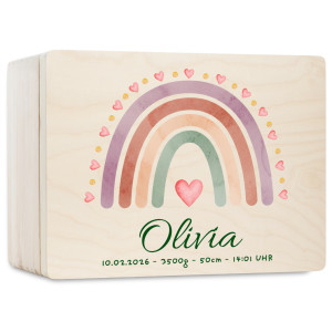 Personalizowane pudełko wspomnień dla dziecka 30x20x13,5 cm bez uchwytów– nadruk UV