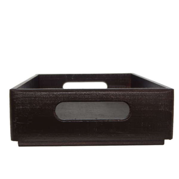 Skrzynka drewniana 30x20x7 cm Sepia brown