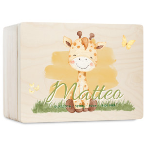 Personalizowane pudełko wspomnień dla dziecka 40x30x13,5 cm – nadruk UV