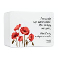 Personalizowane pudełko na Dzień Nauczyciela z nadrukiem UV 40x30x23 cm - biały