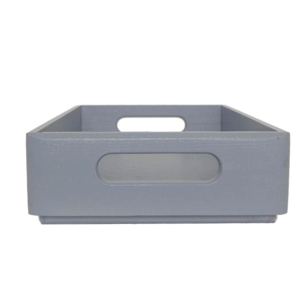 Skrzynka drewniana 30x20x7 cm Silver gray Skrzynka drewniana 30x20x7 cm Silver gray