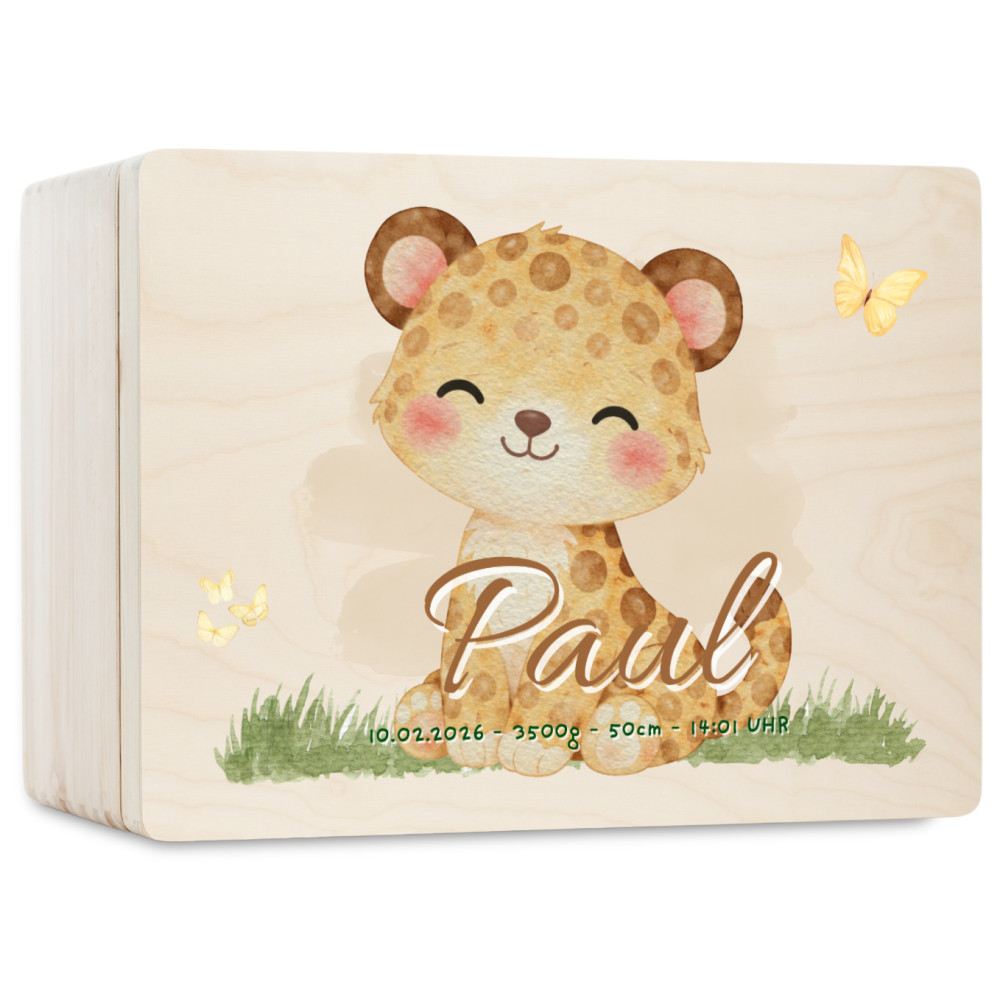 Personalizowane pudełko wspomnień dla dziecka 40x30x13,5 cm – nadruk UV
