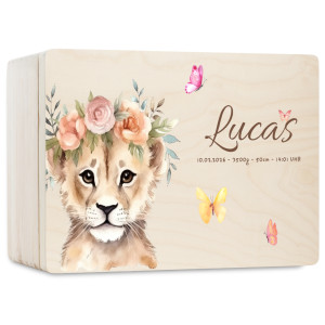 Personalizowane pudełko wspomnień dla dziecka 40x30x13,5 cm – nadruk UV