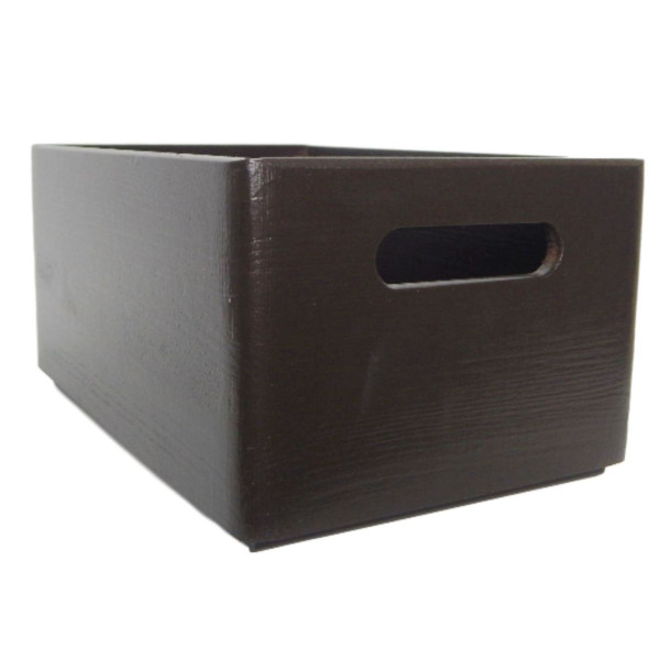 Skrzynka drewniana 30x20x13,5cm Sepia brown