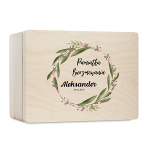 Personalizowane pudełko prezentowe na Bierzmowanie 20x15x10 cm