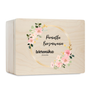 Personalizowane pudełko prezentowe na Bierzmowanie 40x30x13,5 cm