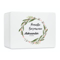 Personalizowane pudełko prezentowe na Bierzmowanie 40x30x13,5 cm białe