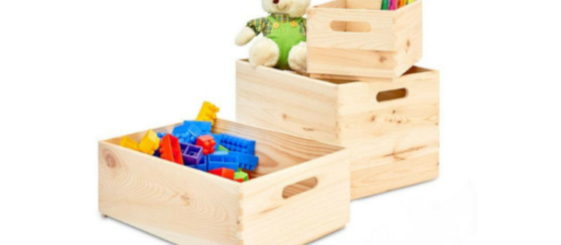 Drewniana skrzynka na dziecięce skarby czyli must-have pokoju dziecięcego