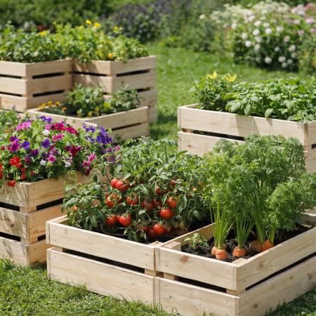 Skrzynki drewniane w ogrodzie – funkcjonalność i styl w jednym